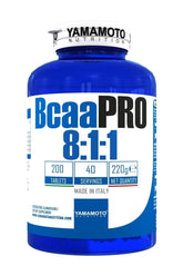 Yamamoto Nutrition - BCAA PRO 8:1:1 Kyowa Quality - 200 tablets - Nutri.se